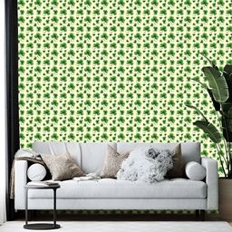 British Terminal Green Floral  Printed Self-Adhesive Wallpaper-picture-12