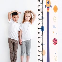 WENS Multicoloured Rocket Ride Height Chart Wall Decal-picture-13