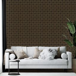 British Terminal Black & Yellow Geometric Printed Self Adhesive Wallpaper-picture-28