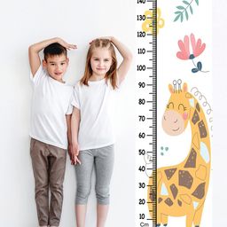 WENS White & Yellow Giraffe Printed Height Chart-picture-11