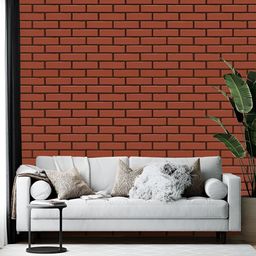 British Terminal Brown & Black Printed Self-Adhesive Wall Paper Sticker-picture-18