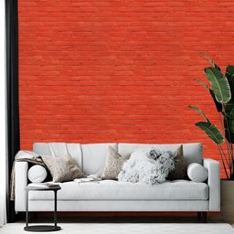 British Terminal Red Abstract Printed Self-Adhesive Wallpaper-picture-13
