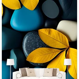 Aura Blue & Yellow Printed Self-Adhesive 3D Wall Sticker-picture-41