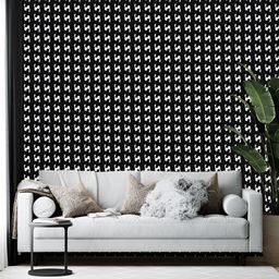 British Terminal White & Blue Printed Self-Adhesive Wallpaper Sticker-picture-17