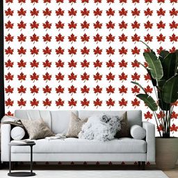 British Terminal Brown & White Floral Printed Self Adhesive Wall Sticker-picture-43