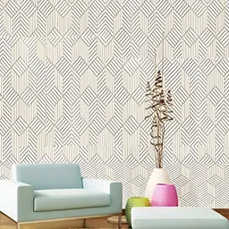 Asian royal White & brown Printed Self Adhesive Wall Sticker-picture-31