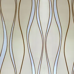 Asian royal  Off White & Brown 3D Printed Self Adhesive Wall Sticker-picture-30