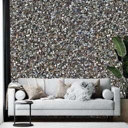 British Terminal Beige & Blue Abstract Printed Self Adhesive Wallpaper-picture-23