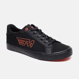 Flying Machine Men Black Woven Design Sneakers-picture-54