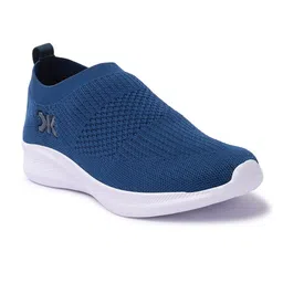 Killer Men Blue Textured Slip-On Sneakers image 3