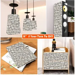 British Terminal Grey Printed Self-Adhesive Wall Sticker image 2