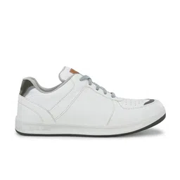 Roadster Men White Solid Synthetic Smart Casual Sneakers image 5