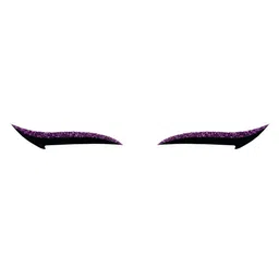 Comet Busters Glitter Eyeliner Stickers - Purple & Black image 3