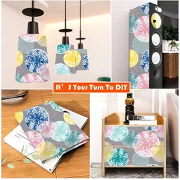 British Terminal Pink & Grey Printed Self-Adhesive Wallpaper image 3