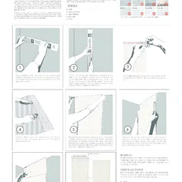 British Terminal Black & White Printed Self-Adhesive Wallpaper image 4