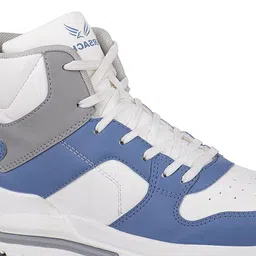 BERSACHE Men Colourblocked Round Toe Comfort Insole Canvas Sneakers image 5