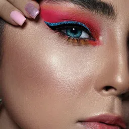 Comet Busters Glitter Eyeliner Stickers - Blue & Black image 4