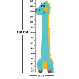 WENS White & Green Dreaming Dino Printed Height Chart Wallpaper image 5