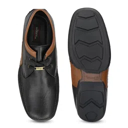 Egoss Men Round Toe Leather Lightweight Slip-On Sneakers image 5