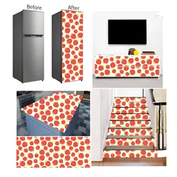 British Terminal Red & White Printed Self-Adhesive Wall Sticker image 2