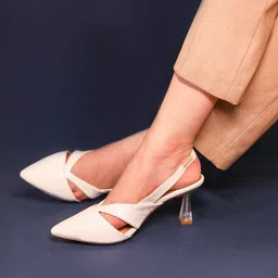 Devano Pointed Toe Textured Kitten Mules With Backstrap image 3