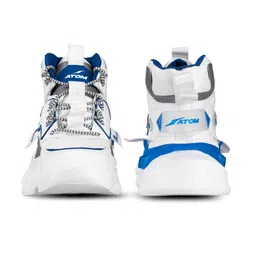 Atom Men Bulldozer Perforated Mid-Top Sneakers image 4