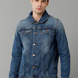 Voi Jeans Washed Pure Cotton Denim Jacket-picture-16