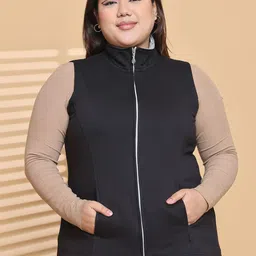 theRebelinme Women Fleece Open Front Jacket-picture-20