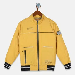 Monte Carlo Boys Yellow Lightweight Bomber Jacket-picture-17