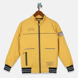 Monte Carlo Boys Yellow Lightweight Bomber Jacket-image-29