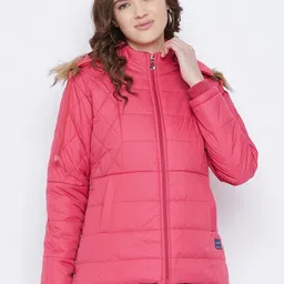 VERO AMORE Women Pink Insulator Parka Jacket-picture-24