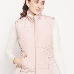 Adobe Women Pink Sleeveless Lightweight Padded Jacket-picture-39