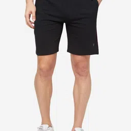 SPORTO Men Regular Fit Mid Rise Cotton Sports Shorts image 1