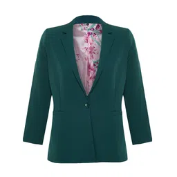 Trendyol Notched Lapel Collar Single-Breasted Blazer-picture-13