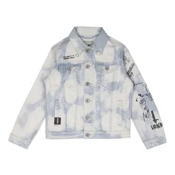 Pepe Jeans Boys Spread Collar Washed Denim Jacket-picture-41