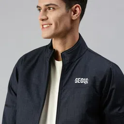 SHOWOFF Men Navy Blue Tailored Jacket-picture-49