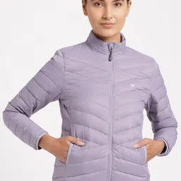 Wildcraft Women Lavender Water Resistant Padded Jacket-image-23