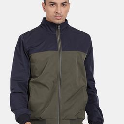 t-base Men Colourblocked Bomber Jacket-picture-42