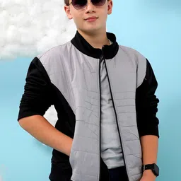 Instafab Boys Colourblocked Windcheater Bomber Jacket-picture-20