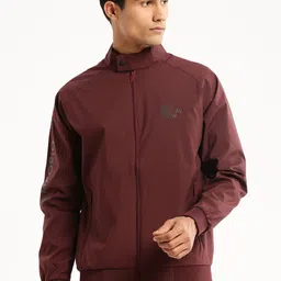 SHOWOFF Stand Collar Windcheater Bomber Jacket image 2
