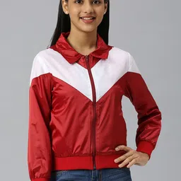 JUSTICE Girls Colourblocked Lightweight Bomber Jacket-image-12
