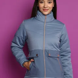 V-Mart Stand Collar Lightweight Longline Padded Jacket-picture-13