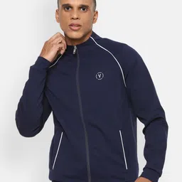 Van Heusen Flex Men Navy Blue Running Jacket image 1
