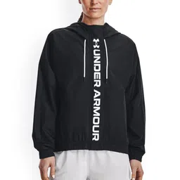 UNDER ARMOUR UA Rush Woven Full Zip Stand Collar Sporty Jacket-picture-30
