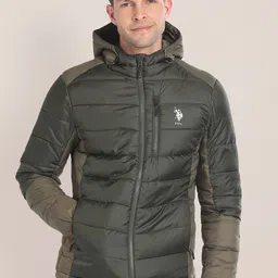 U.S. Polo Assn. Hooded Puffer Jacket image 1