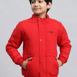 Monte Carlo Boys Mock Collar Lightweight Puffer Jacket-image-52