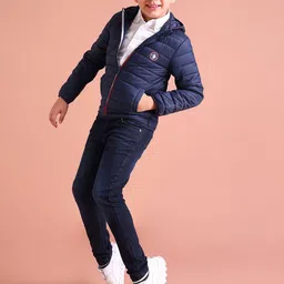 u.s. polo assn. kids U.S. Polo Assn. Boys Solid Puffer Jacket-picture-26