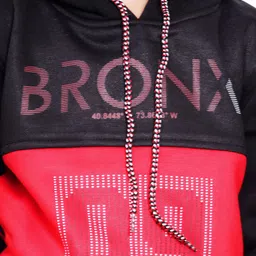 BAESD Boys Colourblocked Hooded Bomber Jacket image 5