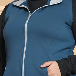 theRebelinme Women Fleece Open Front Jacket image 2