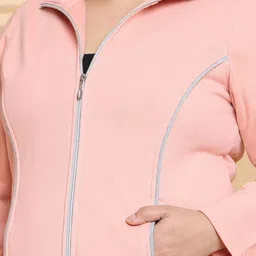 theRebelinme Women Fleece Open Front Jacket image 4